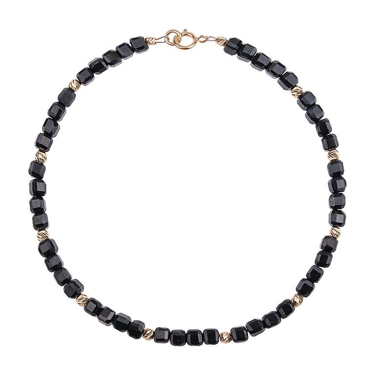 Bratara aur 14K Black Tourmaline