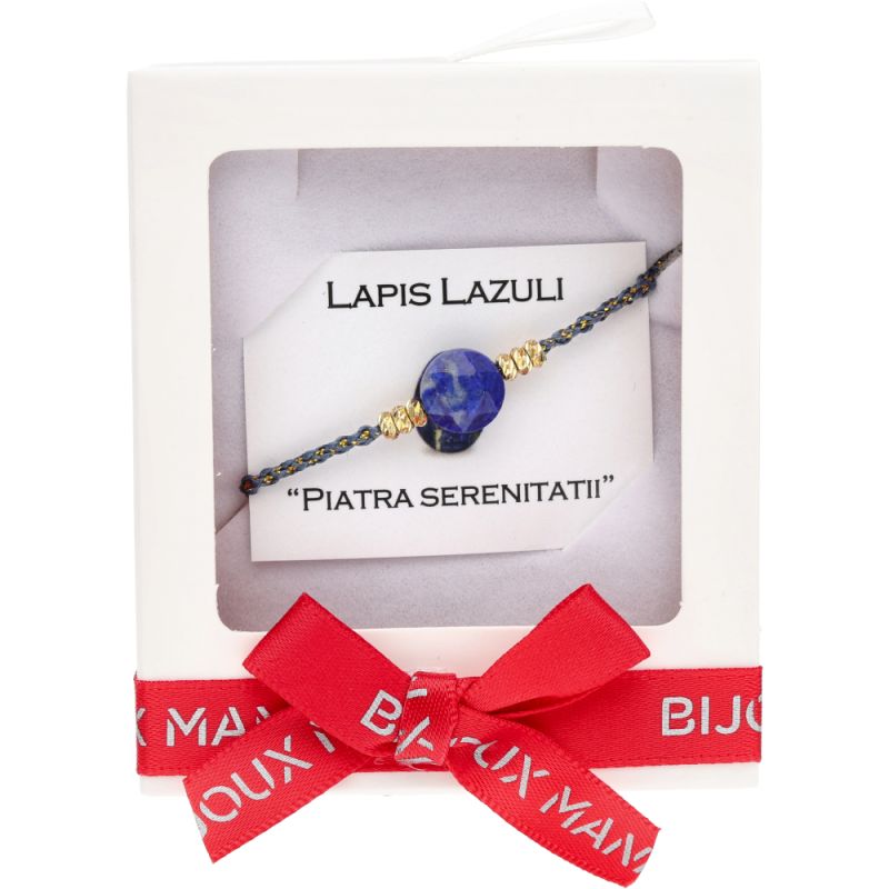Martisor Bratara Lapis Rotund 8 mm