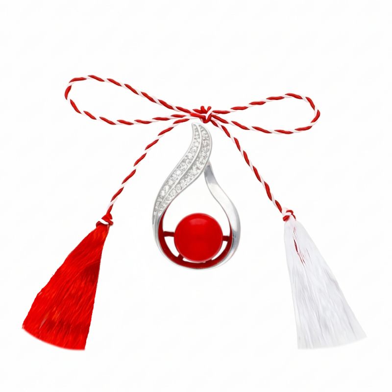 Martisor Pandantiv Picatura Scoica 8 mm