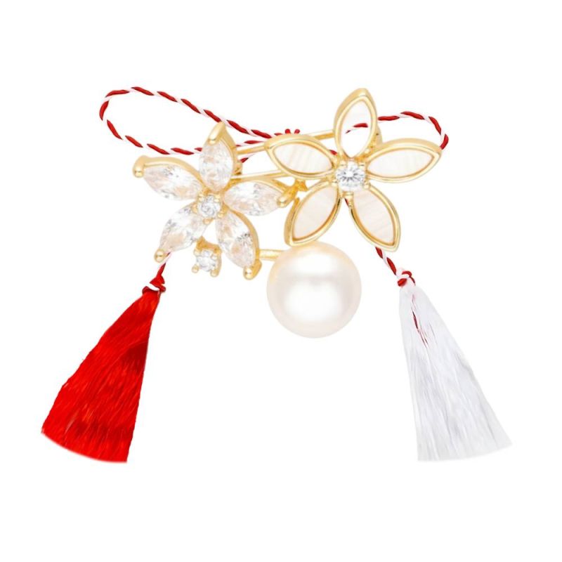 Martisor Brosa Perla 8 mm