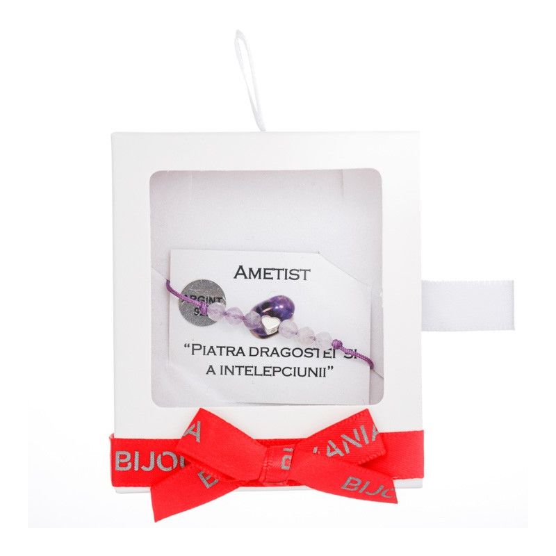Martisor Argint Bratara Ametist