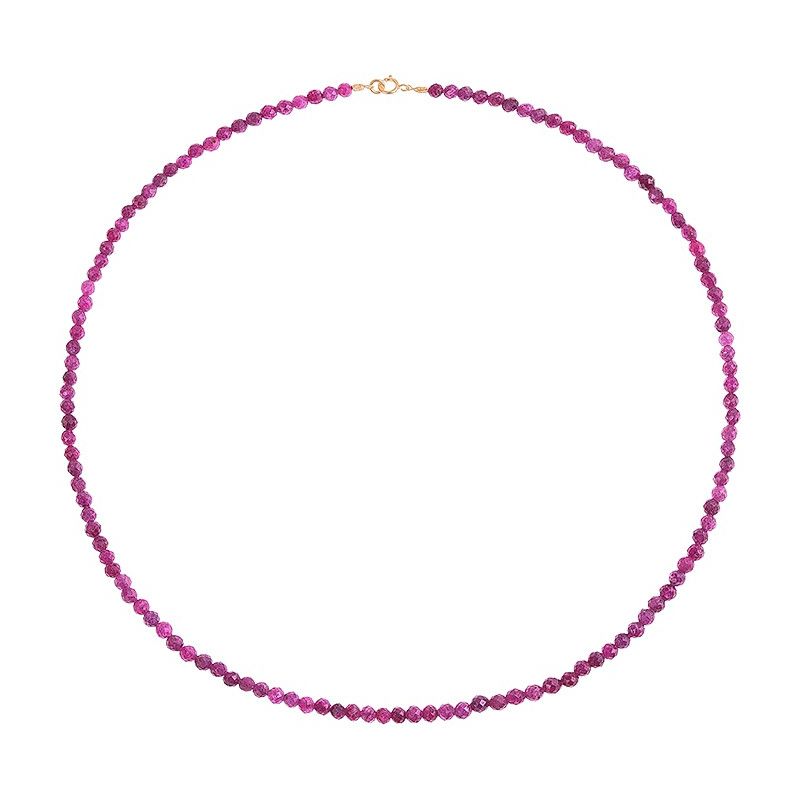 Colier aur 14 K Rubin 42 cm