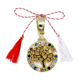 Martisor Pandantiv Perla Baroc Tree Of Life
