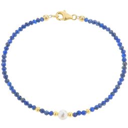 Bratara argint 925 Deep Blue 18