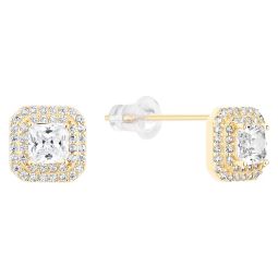 Cercei argint 925 Square 1.39 g