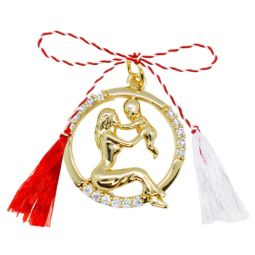 Martisor Pandantiv Mama Si Copilul Zirconiu