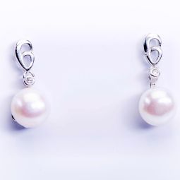 Cercei Argint Amina Perle