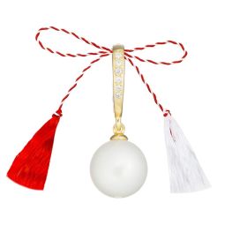 Martisor Argint Pandantiv Detasabil Perla