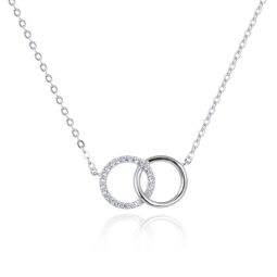 Lantisor argint Forever Together 44 cm