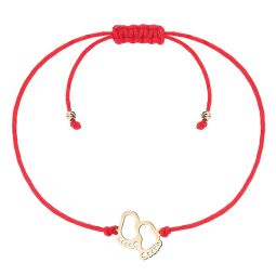 Bratara aur 14K Baby Footprint