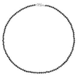 Colier argint 925 Spinel sfere fatetate 43 cm