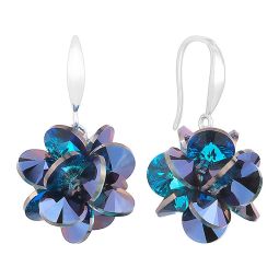 Cercei argint 925 Deep Blue