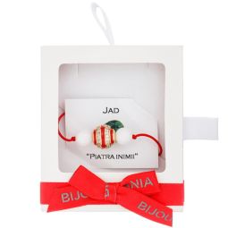 Martisor Bratara Jad Alb Globe