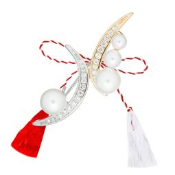 Martisor Brosa Fluture Stilizat Zirconiu