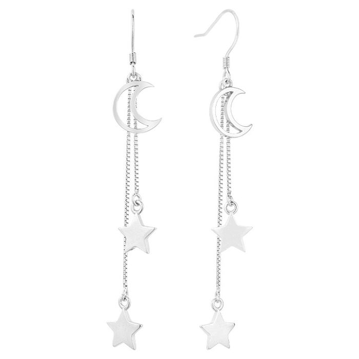 Cercei argint 925 Moon&Star 3.57 g