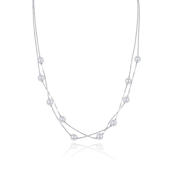 Colier argint Genuine Feelings 45 cm