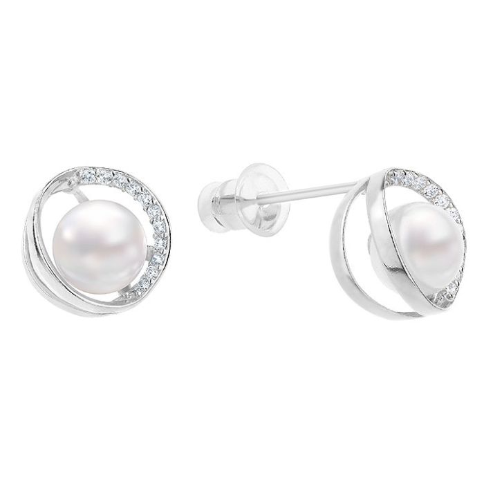 Cercei argint 925 Elisabeth 1 cm