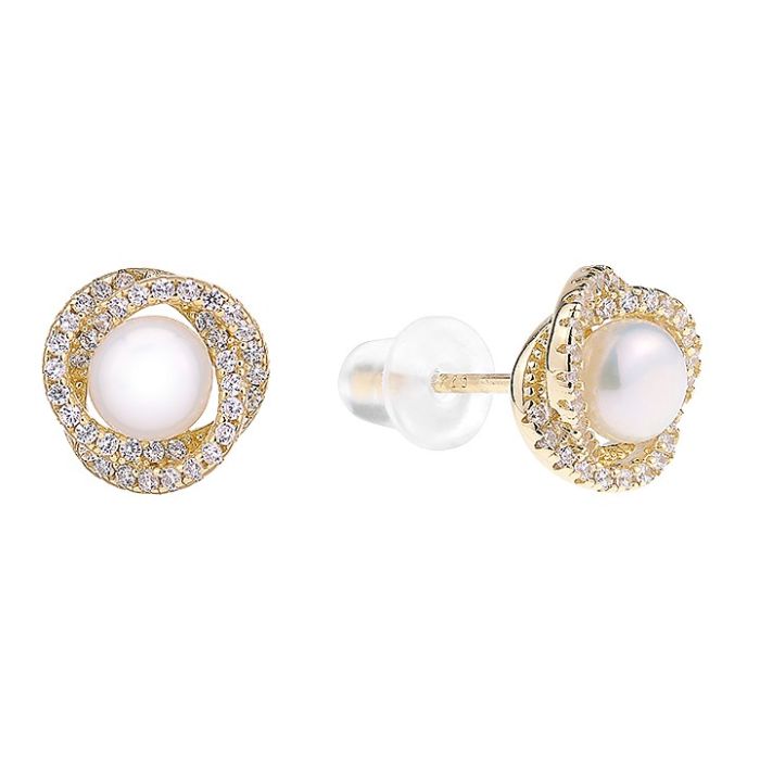 Cercei argint 925 Golden Nude 0