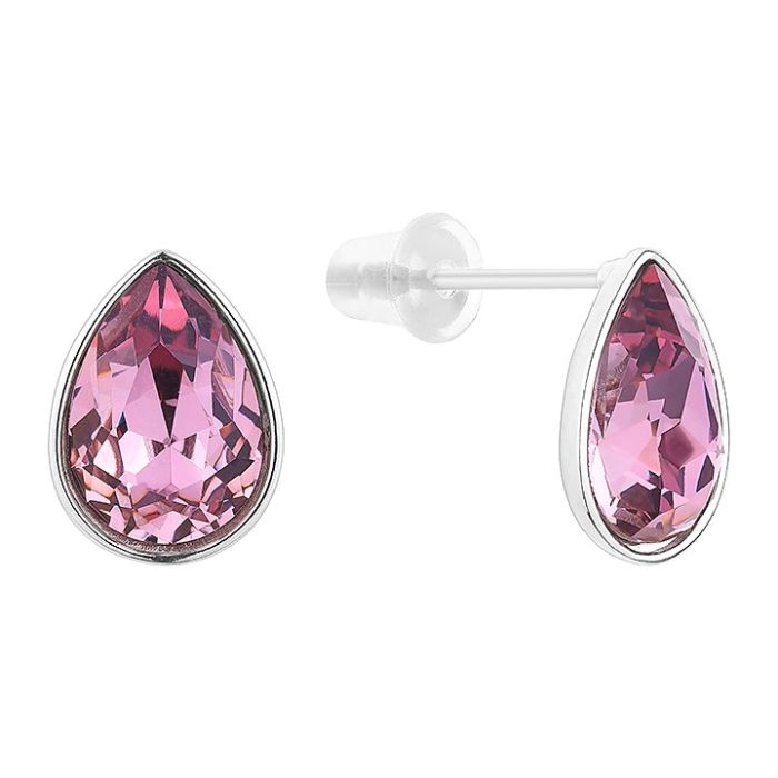 Cercei argint 925 Delicate rose