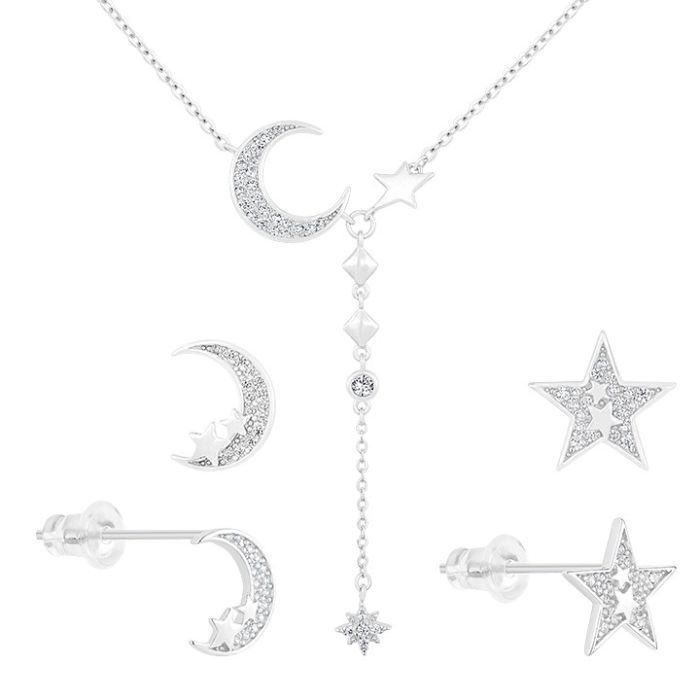 Set argint 925 cercei si lantisor 3.11 g