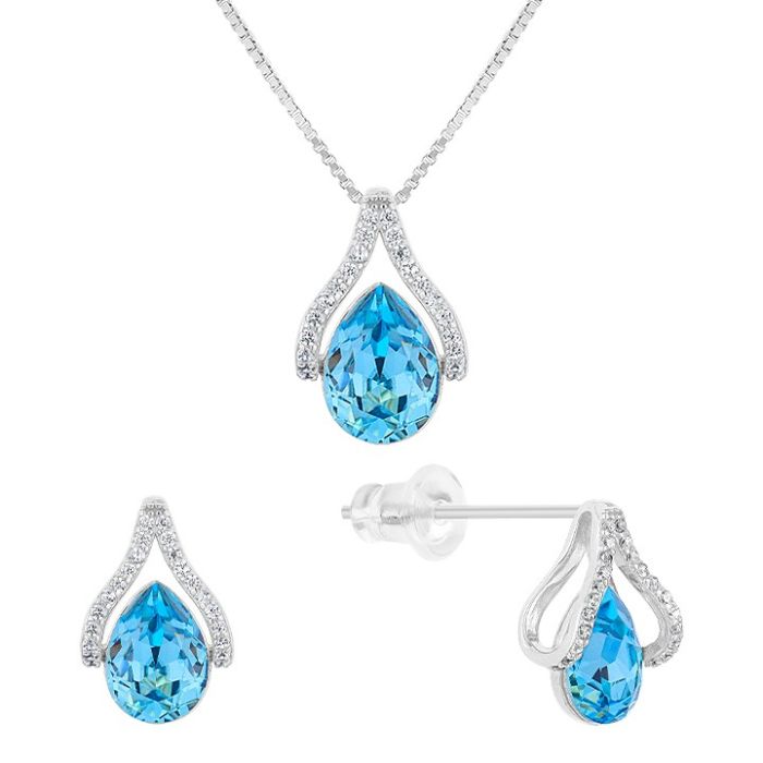 Set argint 925 Swarovski 4.47 g