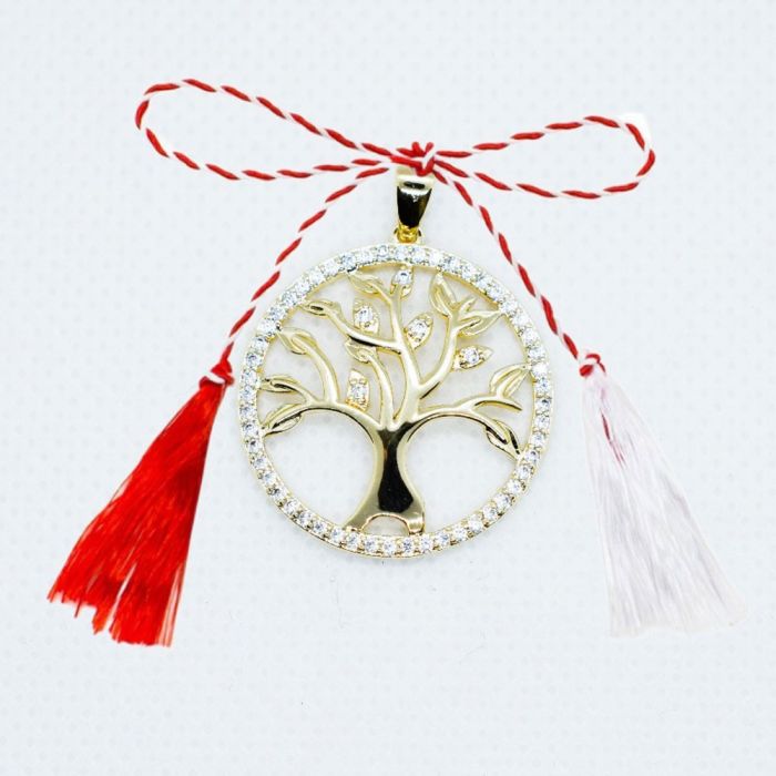 Martisor Pandantiv Tree Of Life Zirconiu