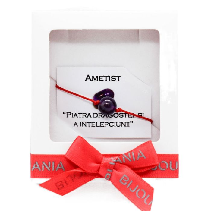 Martisor Bratara Ametist Globe