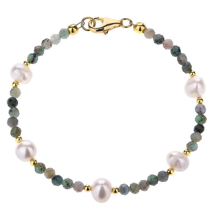 Bratara argint 925 Emerald Moon