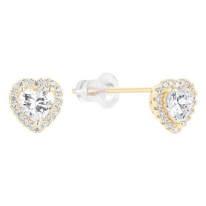 Cercei argint 925 Heart 1.46 g