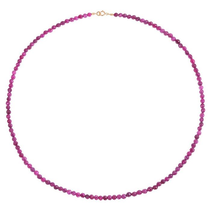 Colier aur 14 K Rubin 42 cm