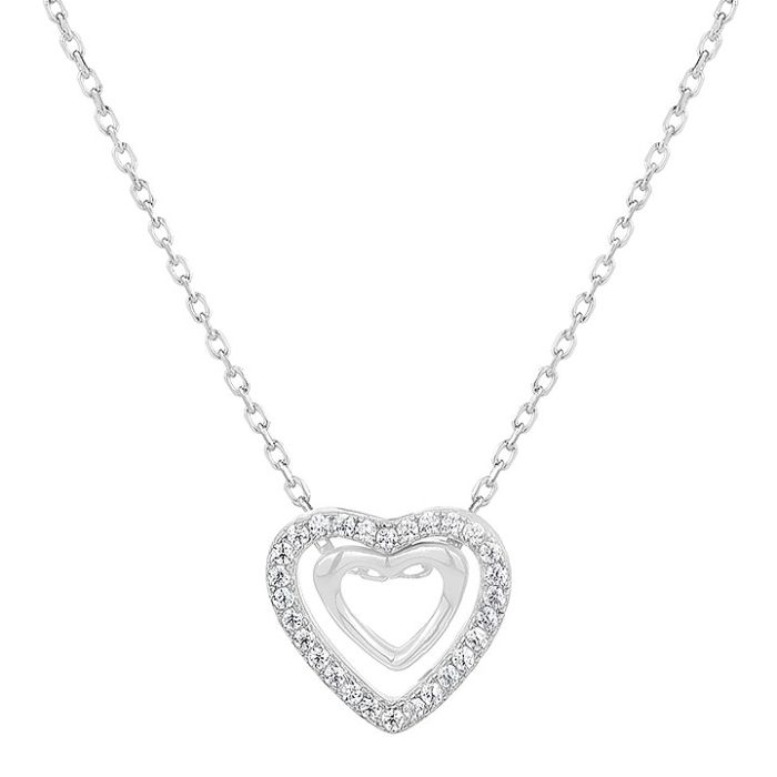 Lantisor argint 925 Hearts 40 cm